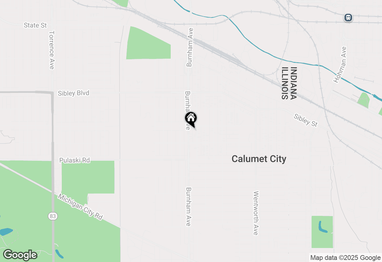 Map of 591 Burnham Avenue, Calumet City, IL 60409