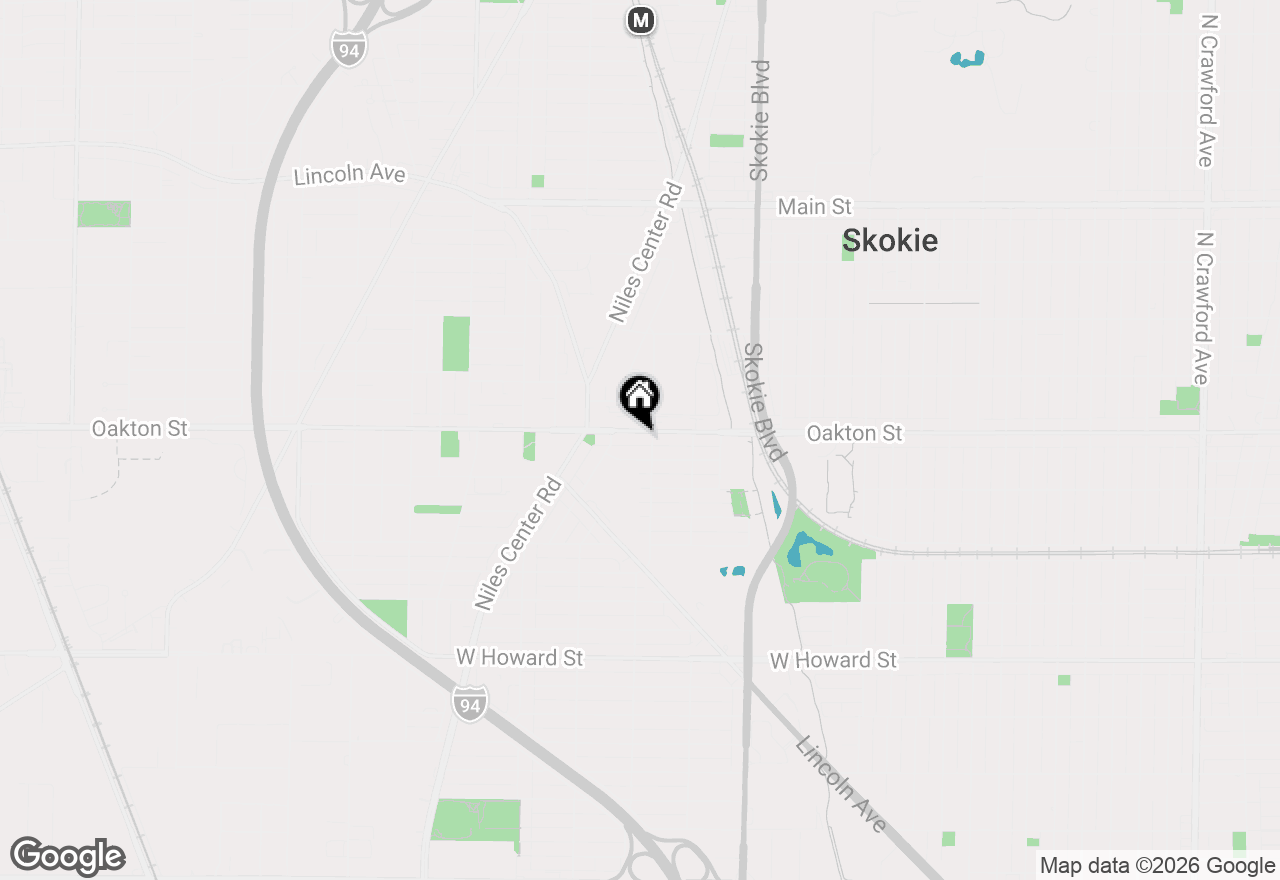 Map of 4953 Oakton Street #203, Skokie, IL 60077