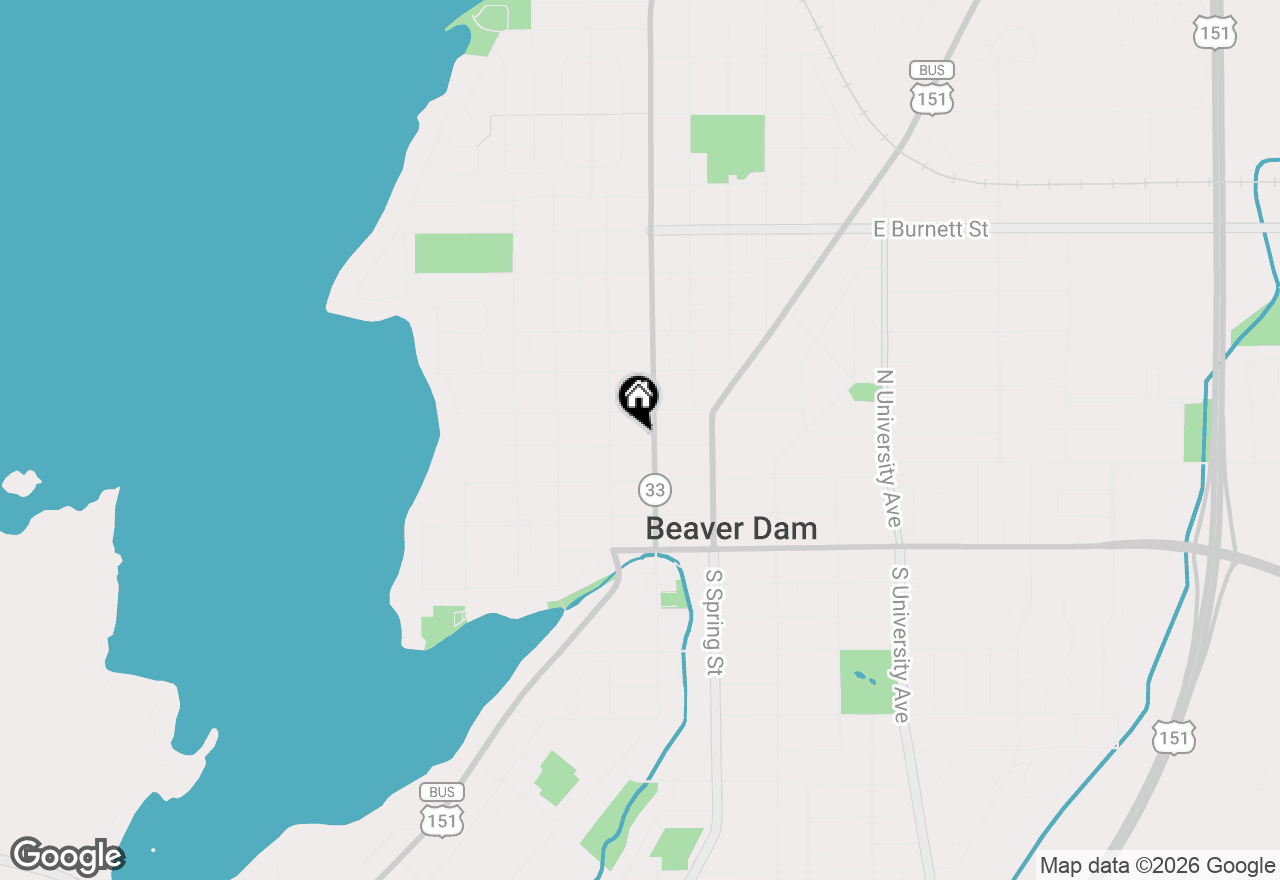 Map of 206 4th Street, Beaver Dam, WI 53916