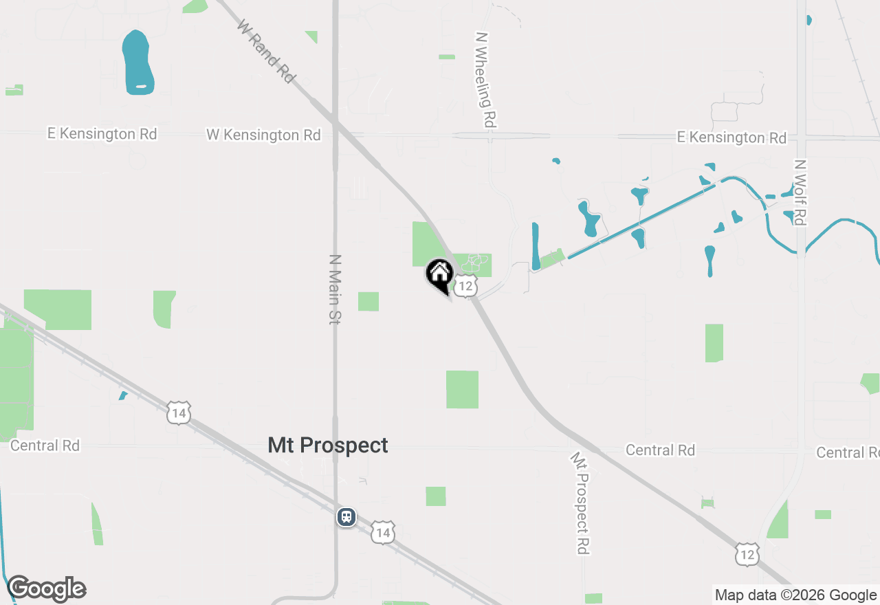 Map of 314 N Owen Street, Mount Prospect, IL 60056