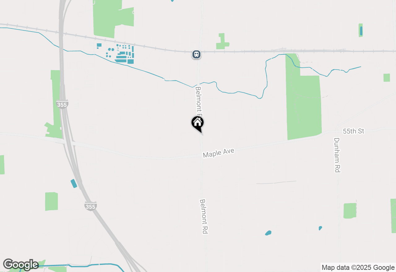 Map of 5509 Aspen Avenue, Downers Grove, IL 60515