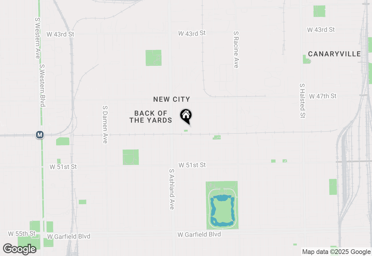 Map of 4844 S Laflin Street #1R, Chicago, IL 60609