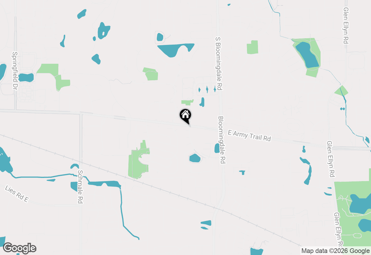 Map of 114 Wren Court, Glendale Heights, IL 60139