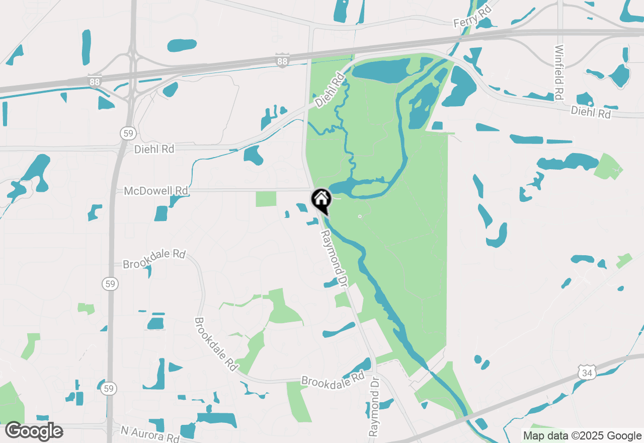 Map of 1535 Raymond Drive #202, Naperville, IL 60563