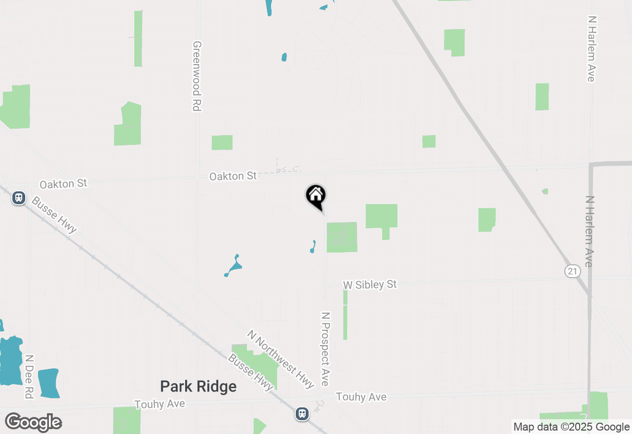 Map of 525 Edgemont Lane, Park Ridge, IL 60068