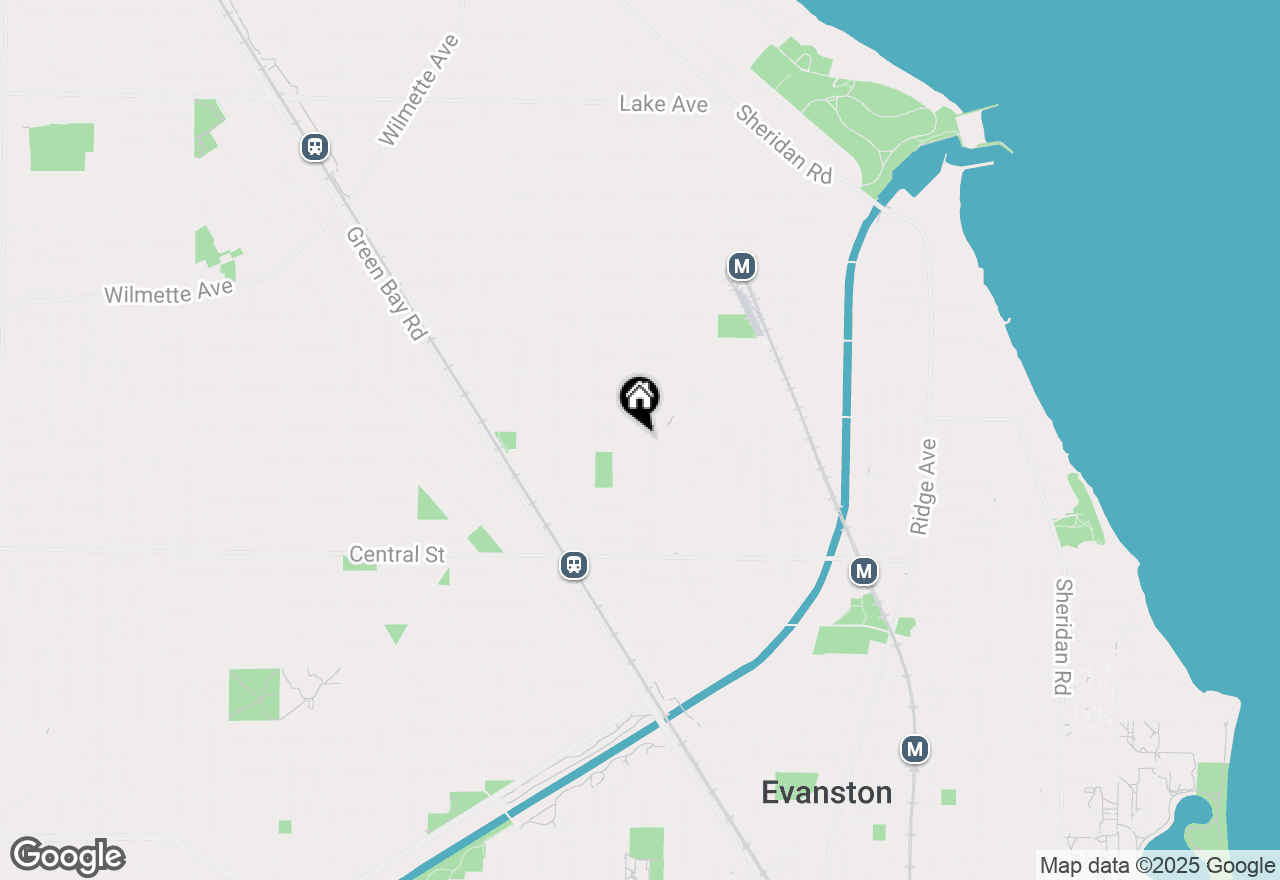 Map of 2741 Eastwood Avenue, Evanston, IL 60201