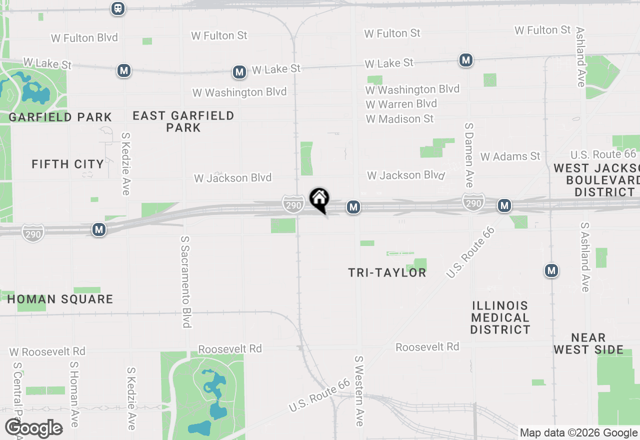Map of 2519 W Congress Parkway #3, Chicago, IL 60612