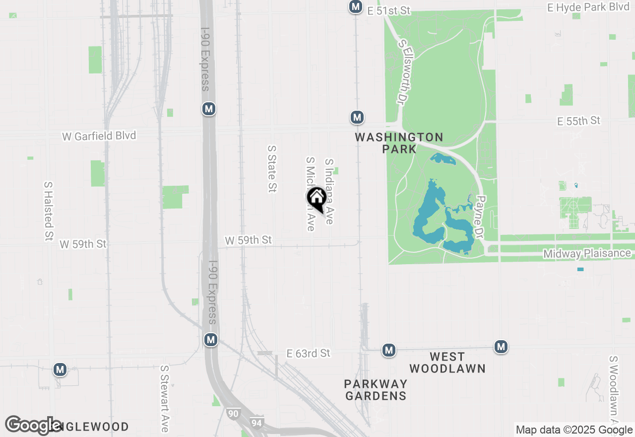 Map of 5819 S Michigan Avenue #2, Chicago, IL 60637