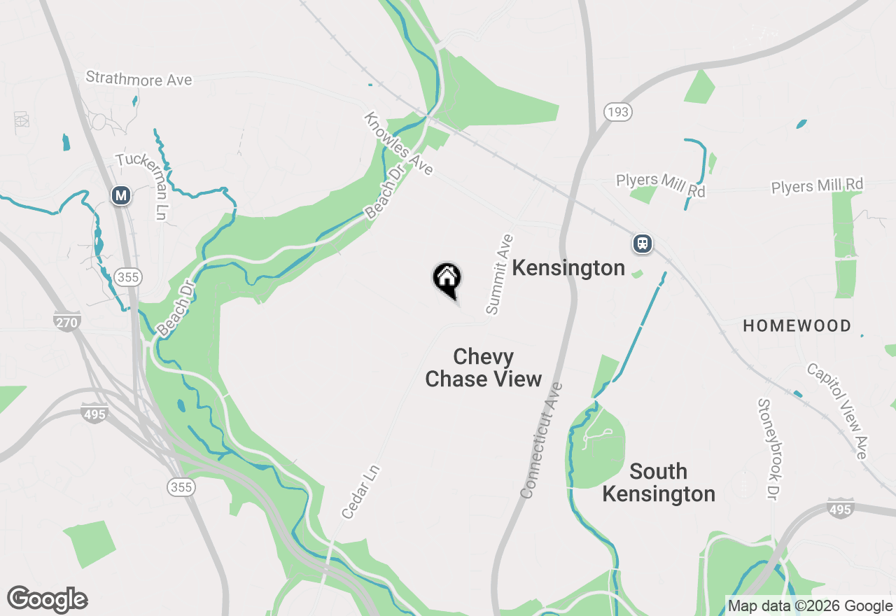 Map of 4311 Puller Drive, Kensington, MD 20895