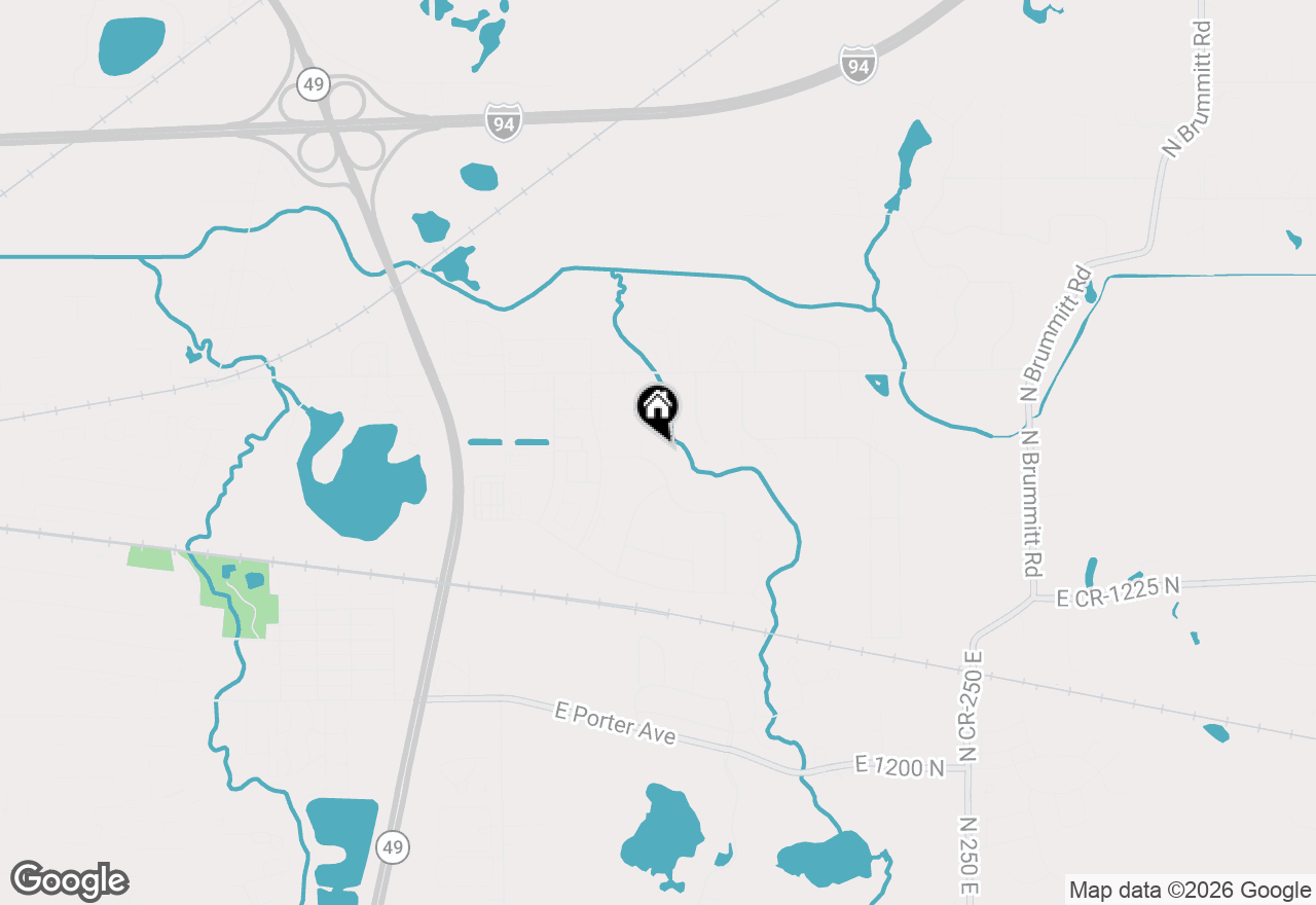 Map of 947 Sandpiper Drive, Chesterton, IN 46304