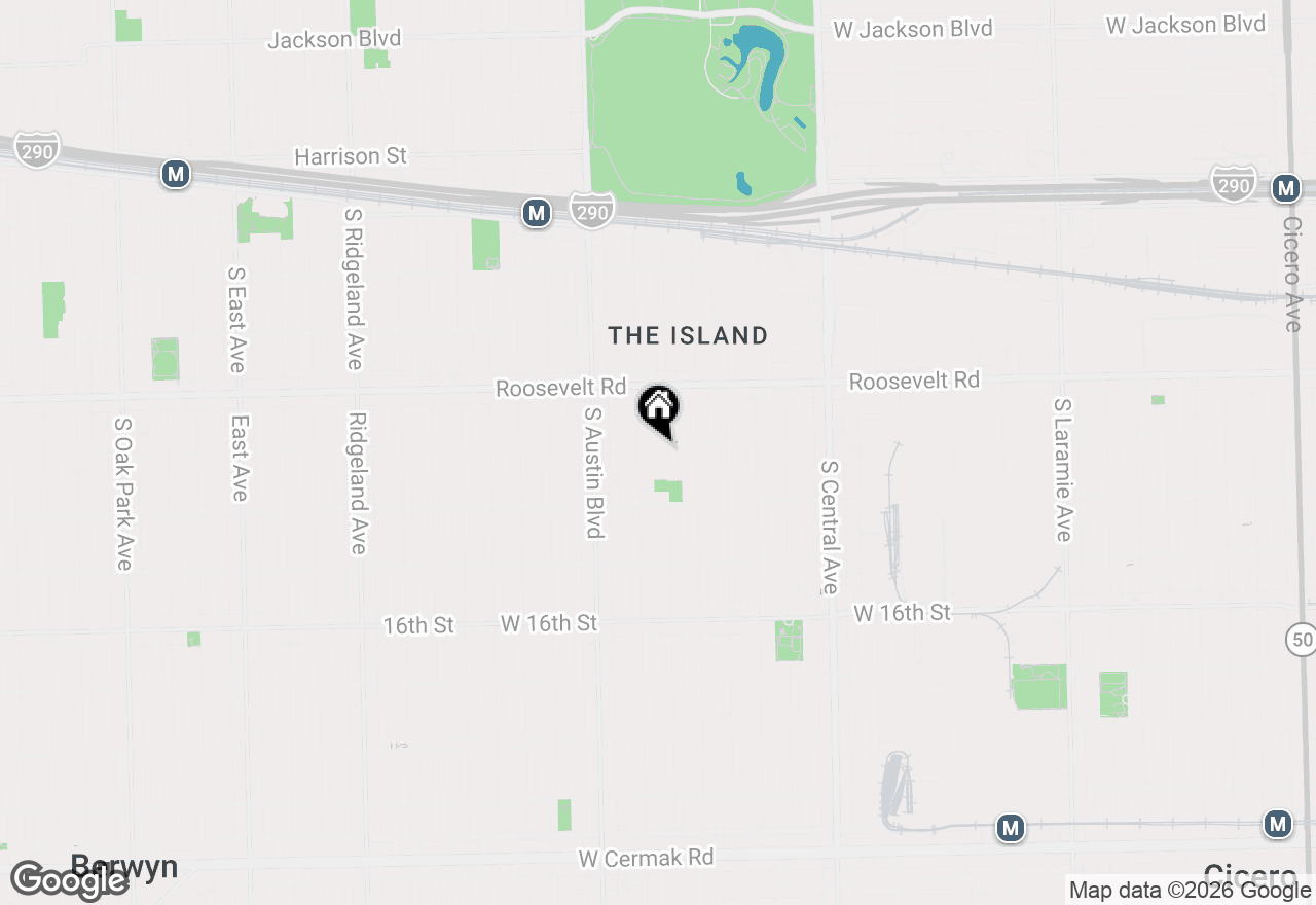 Map of 1303 S 59th Avenue, Cicero, IL 60804