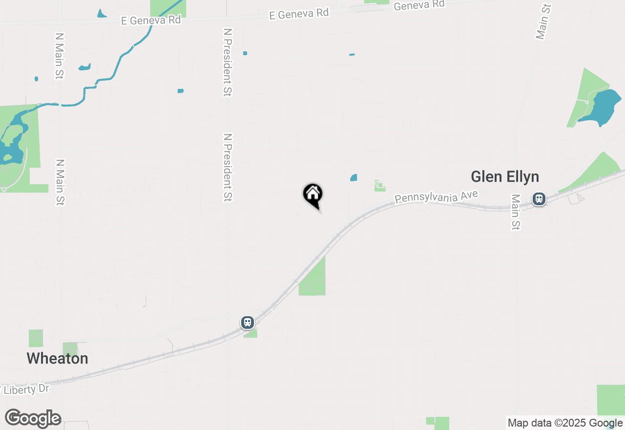 Map of 1526 E Forest Avenue, Wheaton, IL 60187