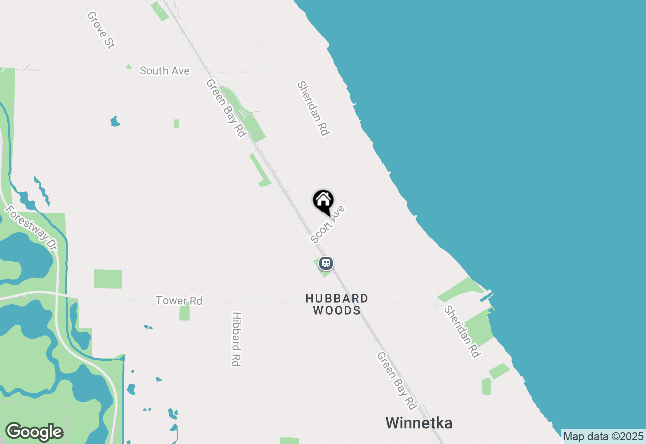 Map of 251 Scott Avenue, Winnetka, IL 60093