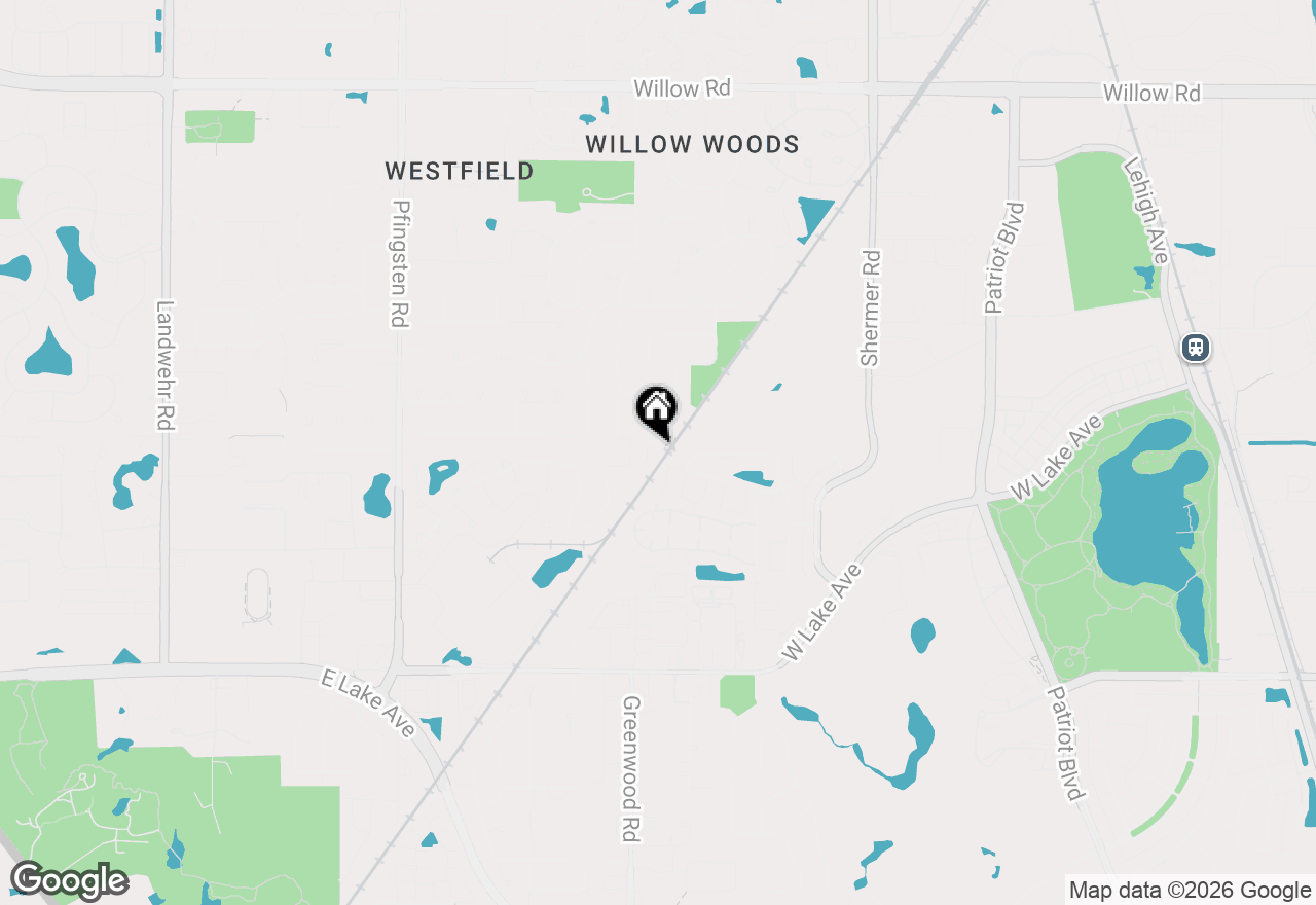 Map of 2135 Phillips Drive, Glenview, IL 60026