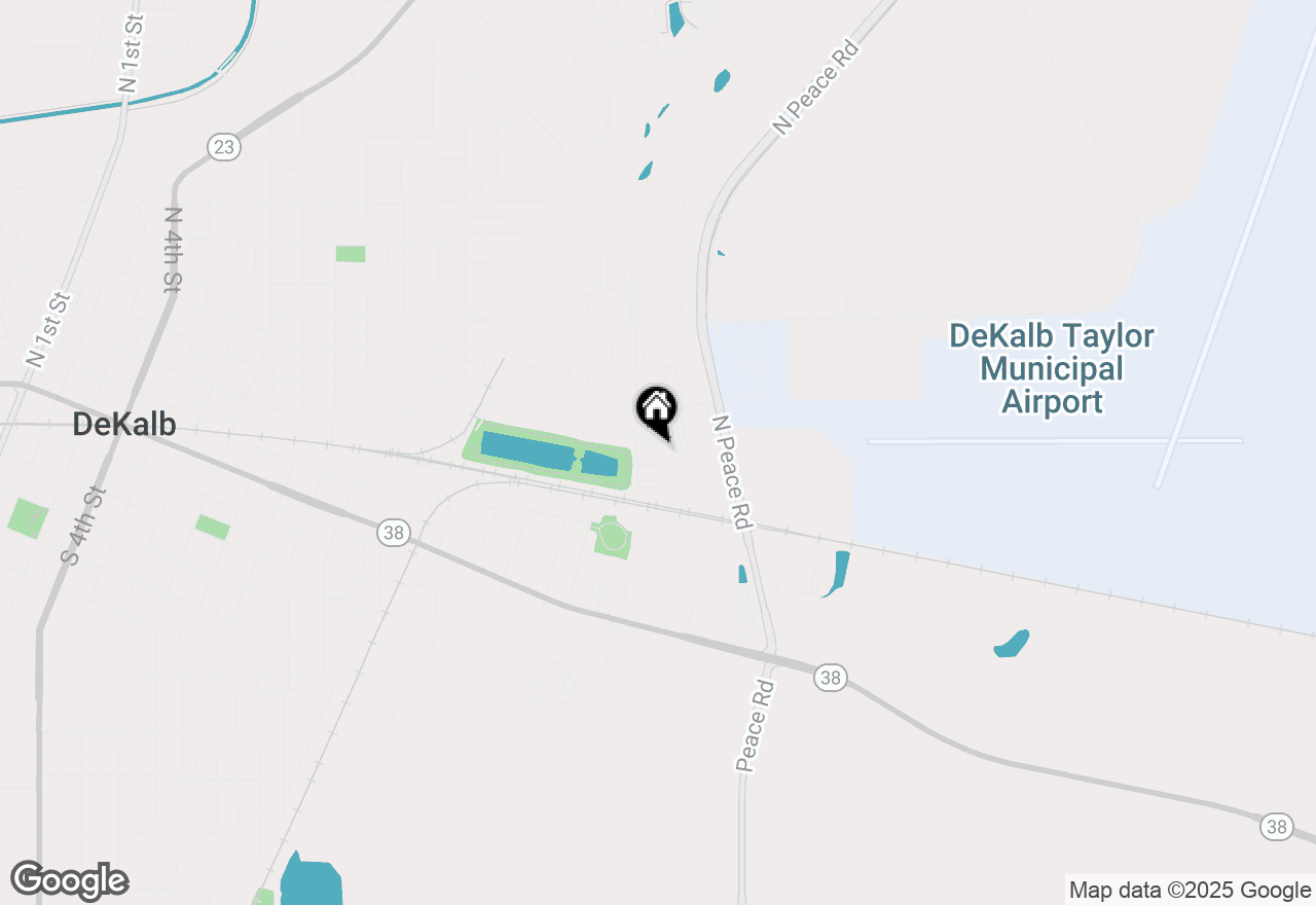 Map of 320 Dietz Avenue, Dekalb, IL 60115