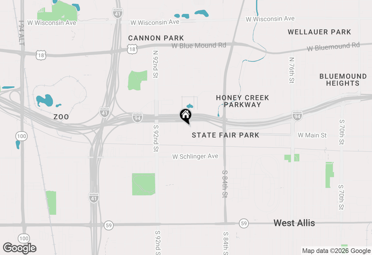 Map of 422 S 89th St, Milwaukee, WI 53214