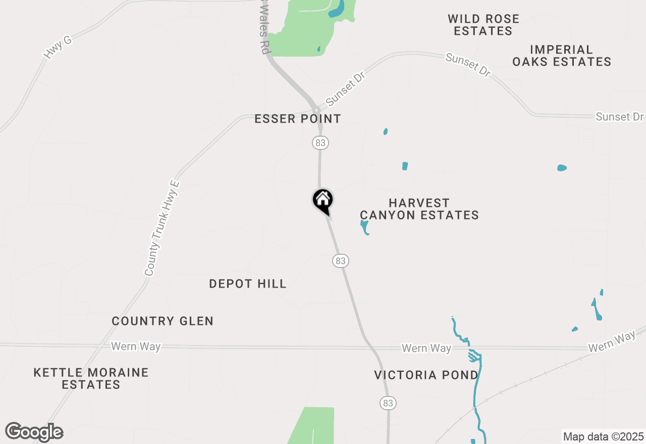 Map of W317S3439 Highway 83, Waukesha, WI 53189