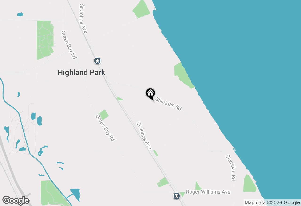 Map of 1367 Lincoln Avenue S, Highland Park, IL 60035