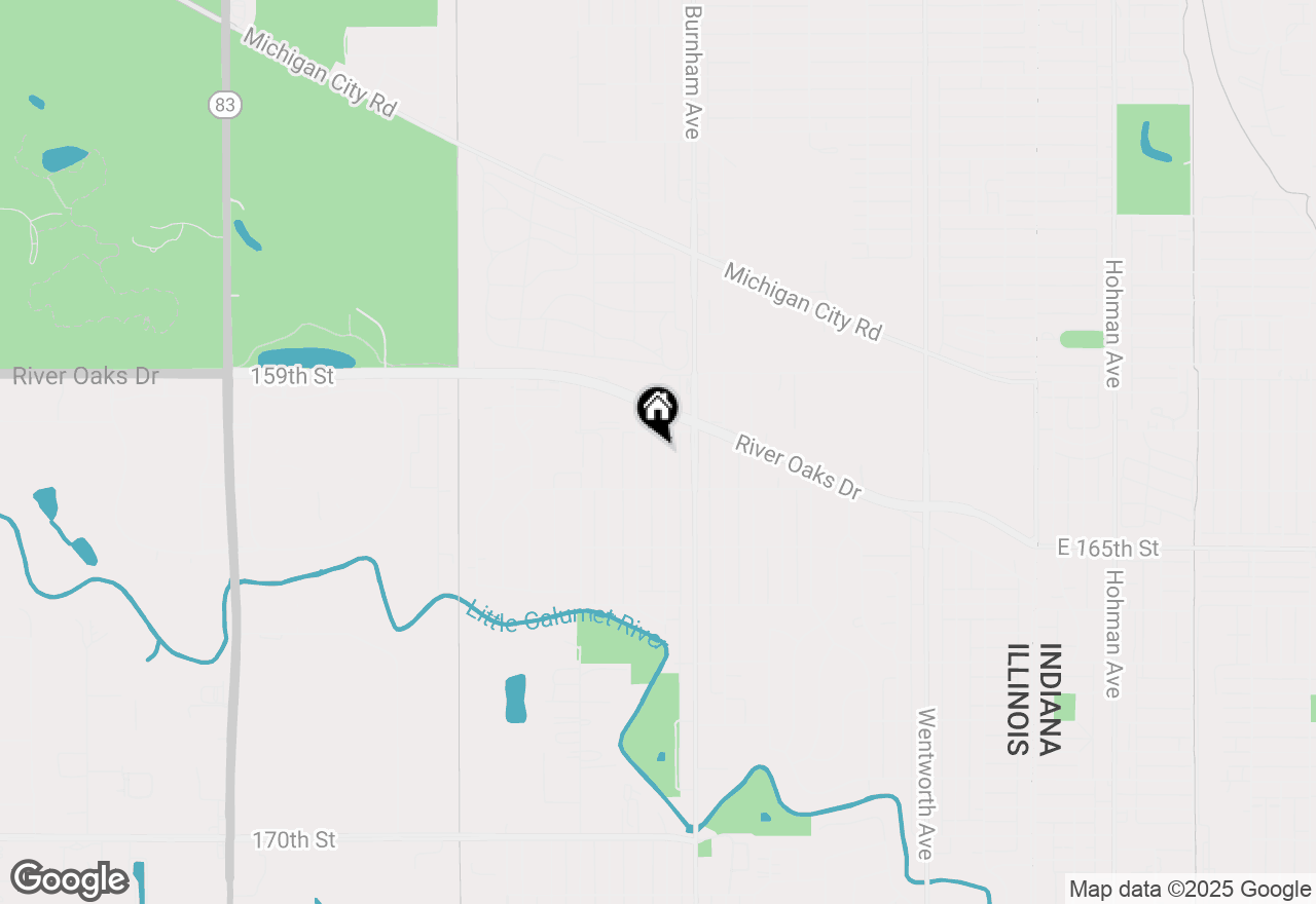 Map of 1262 Greenbay Avenue, Calumet City, IL 60409