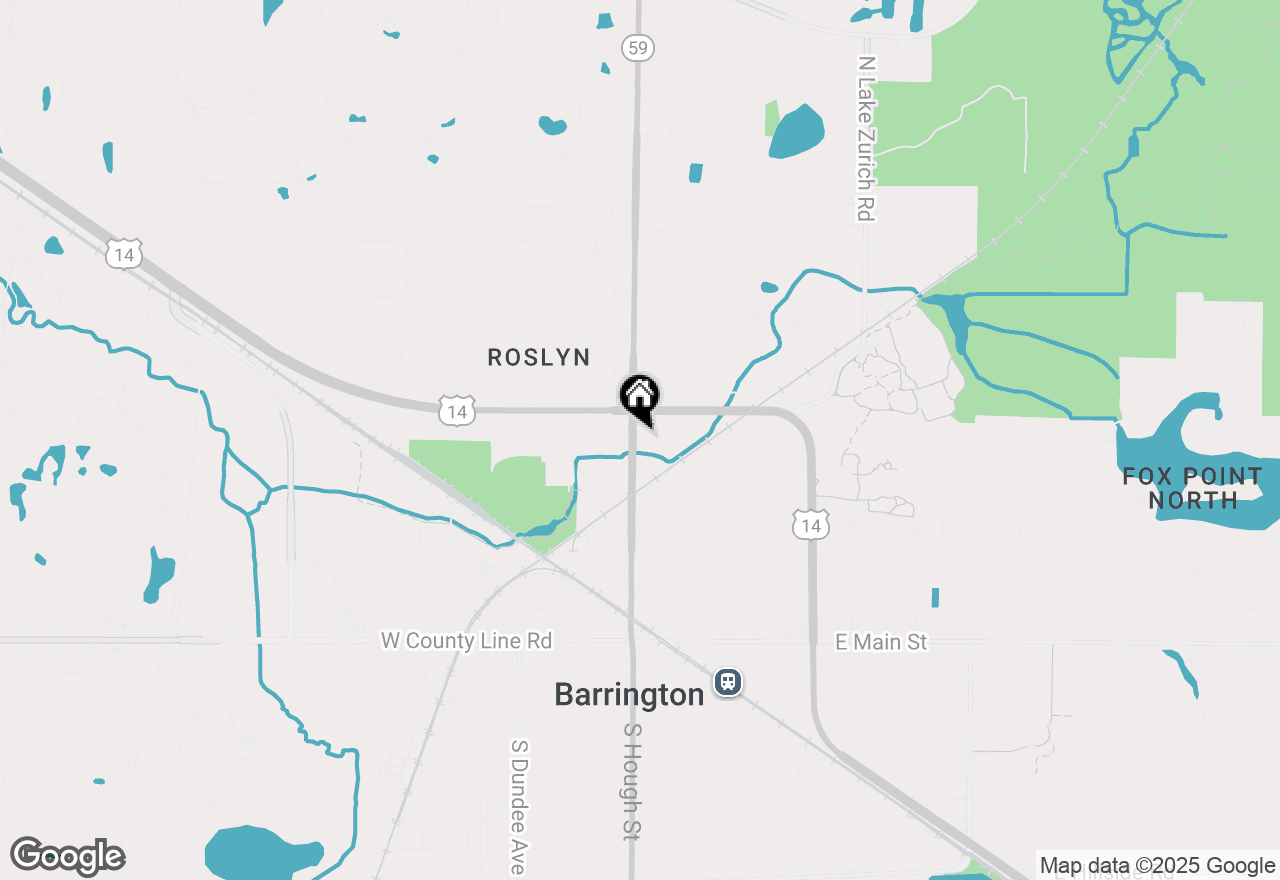 Map of 541 N Hough Street #101, Barrington, IL 60010