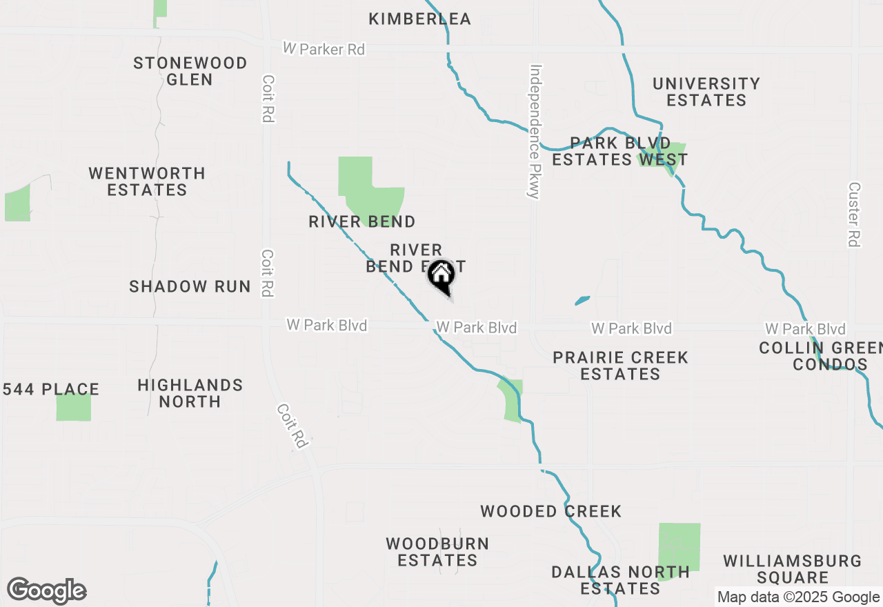 Map of 2016 Stain Glass Drive, Plano, TX 75075