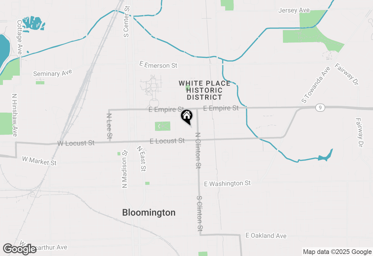 Map of 506 E Chestnut Street, Bloomington, IL 61701