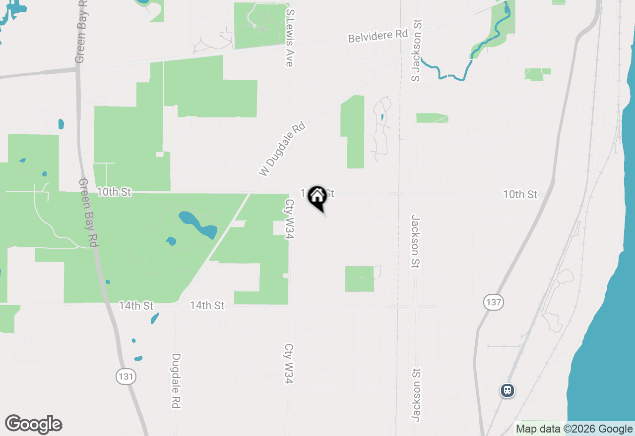 Map of 1712 11th Street, Waukegan, IL 60085