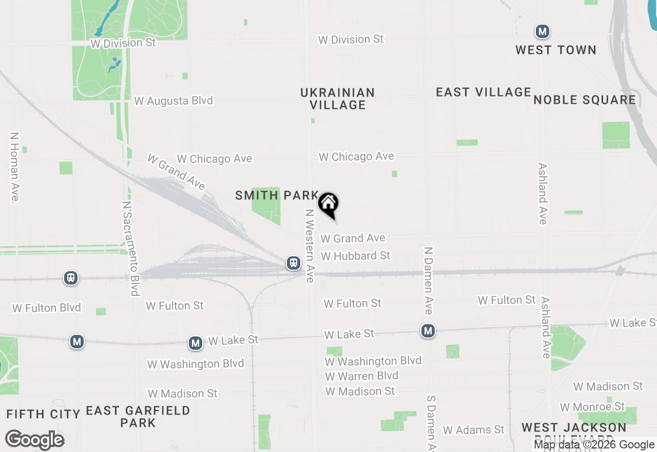 Map of 525 N Claremont Avenue #3, Chicago, IL 60612