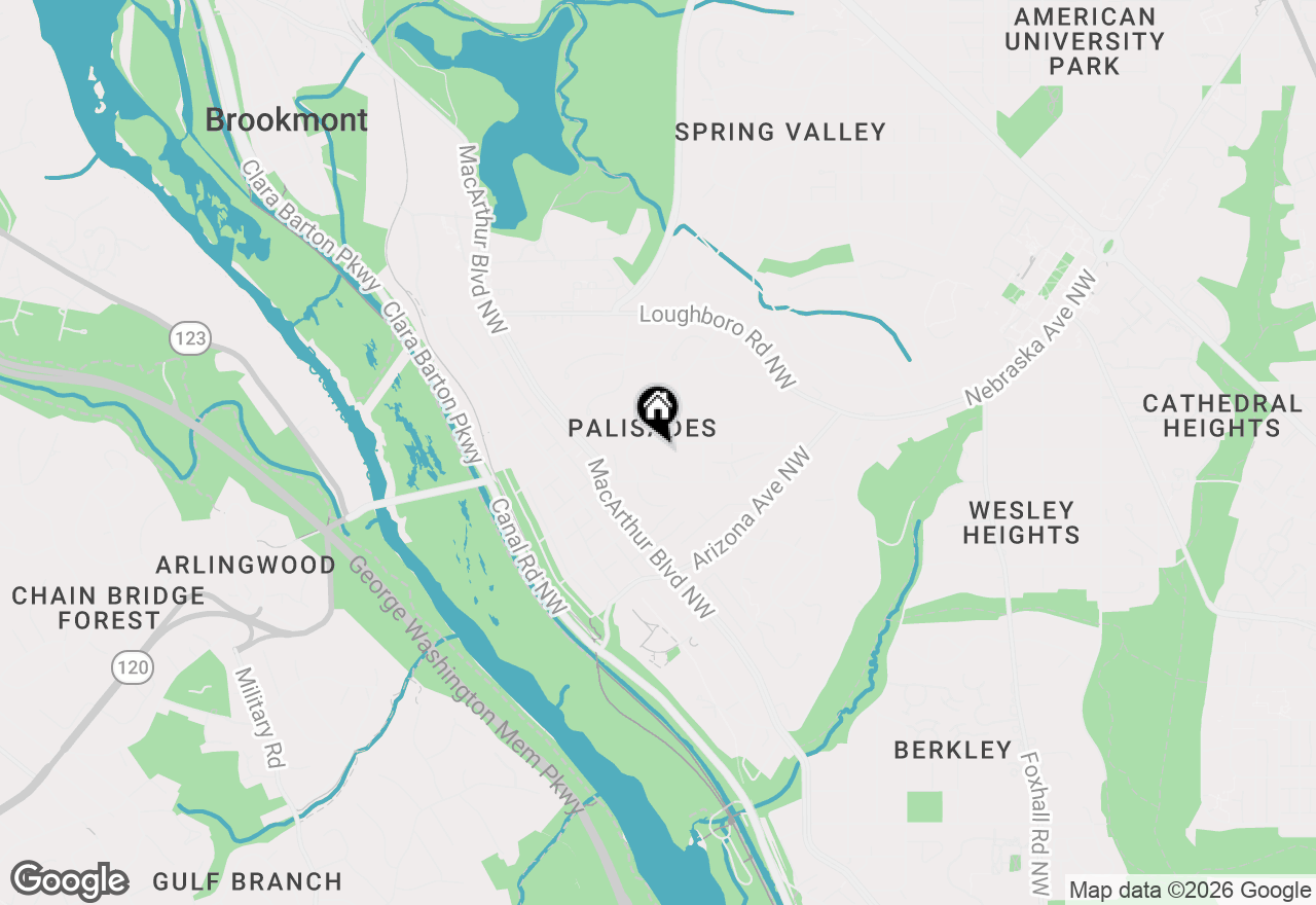 Map of 5142 Klingle Street Nw, Washington, DC 20016