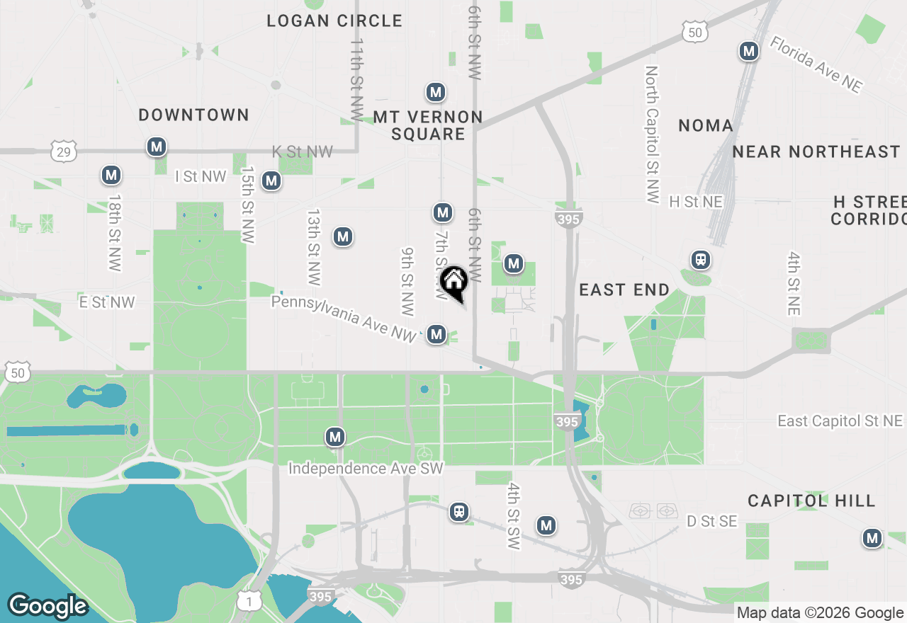 Map of 631 D Street Nw #931, Washington, DC 20004