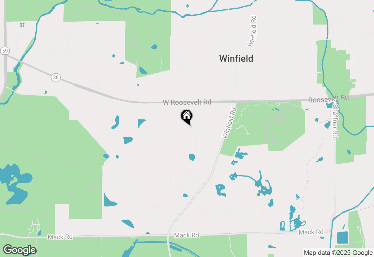 Map of 1S150 Cantigny Drive, Winfield, IL 60190