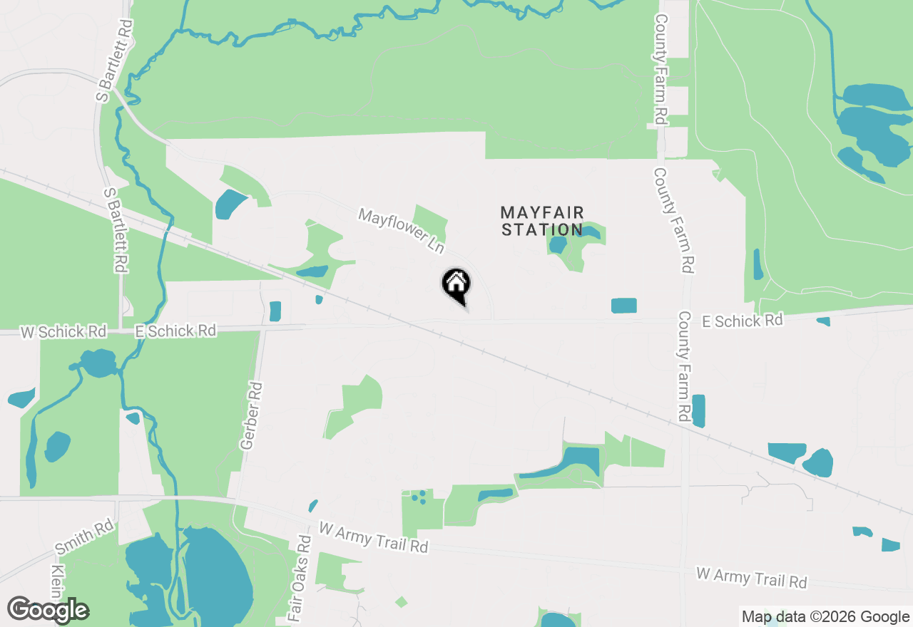 Map of 1652 Cayman Court #1, Bartlett, IL 60103