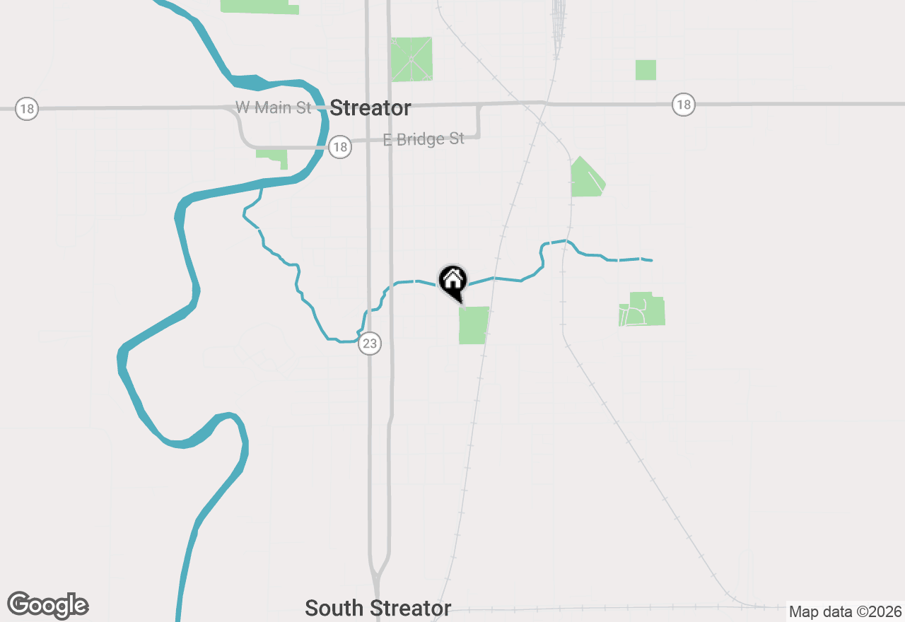 Map of 404 Brumbach Street, Streator, IL 61364