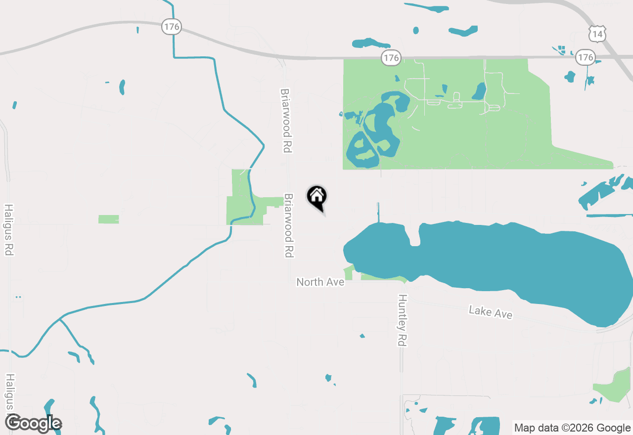 Map of 1366 Ivy Lane, Crystal Lake, IL 60014