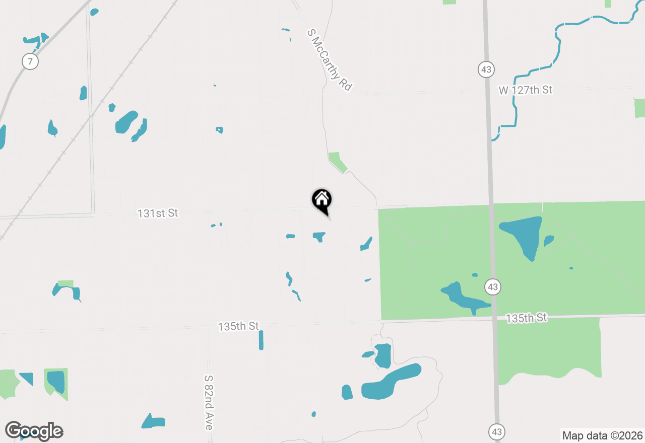 Map of (Address confidential), Palos Heights, Illinois 60463