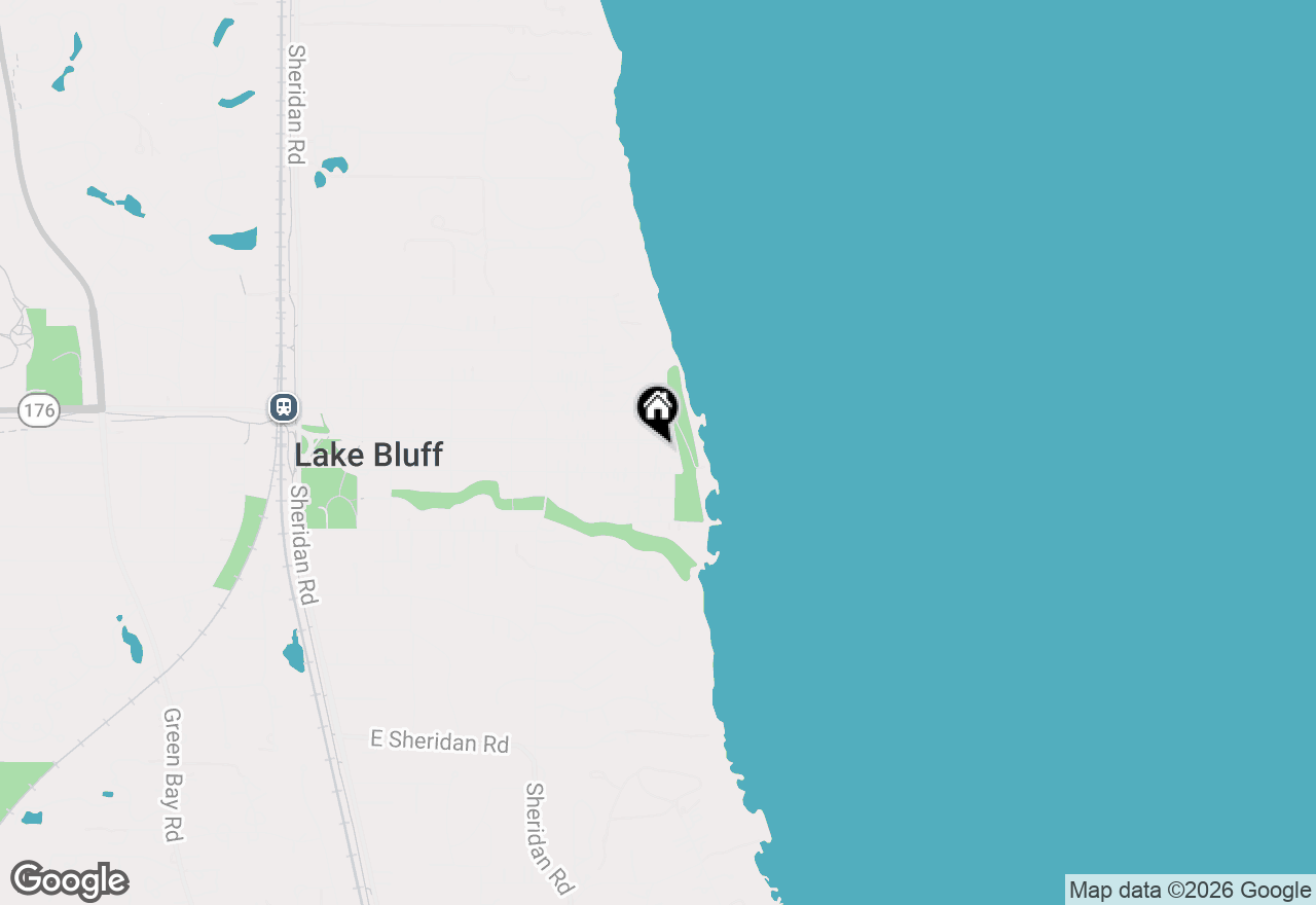 Map of (Address confidential), Lake Bluff, Illinois 60044