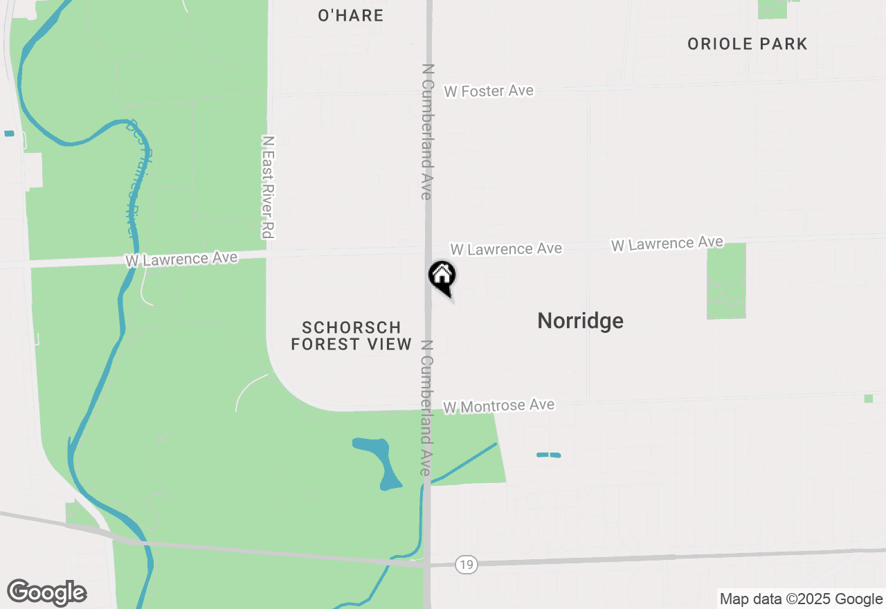 Map of 4655 N Cumberland Avenue #502, Norridge, IL 60706