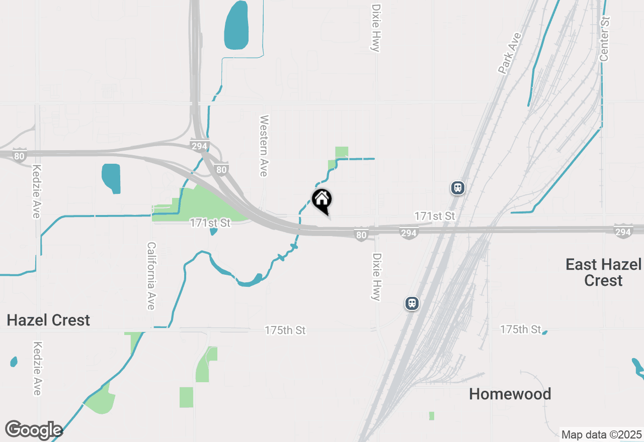 Map of 2191 171st Street, Hazel Crest, IL 60429