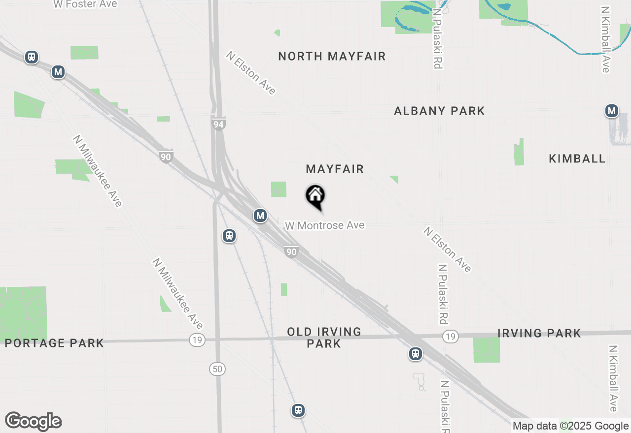 Map of 4416 N Kostner Avenue #2E, Chicago, IL 60630