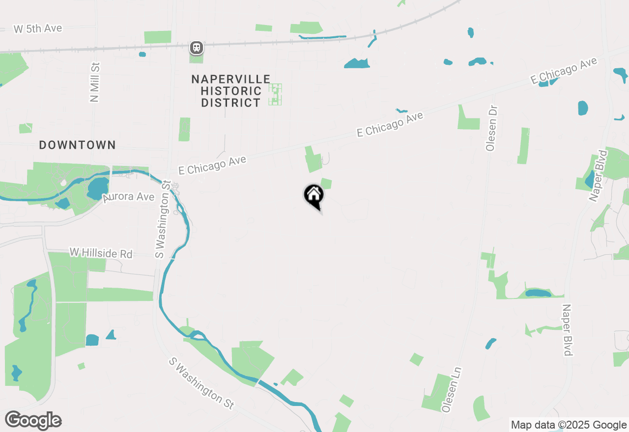 Map of 456 S Julian Street, Naperville, IL 60540