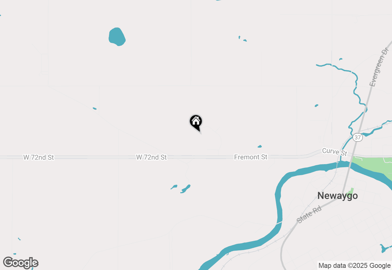Map of 768 W North Hills Court, Newaygo, MI 49337