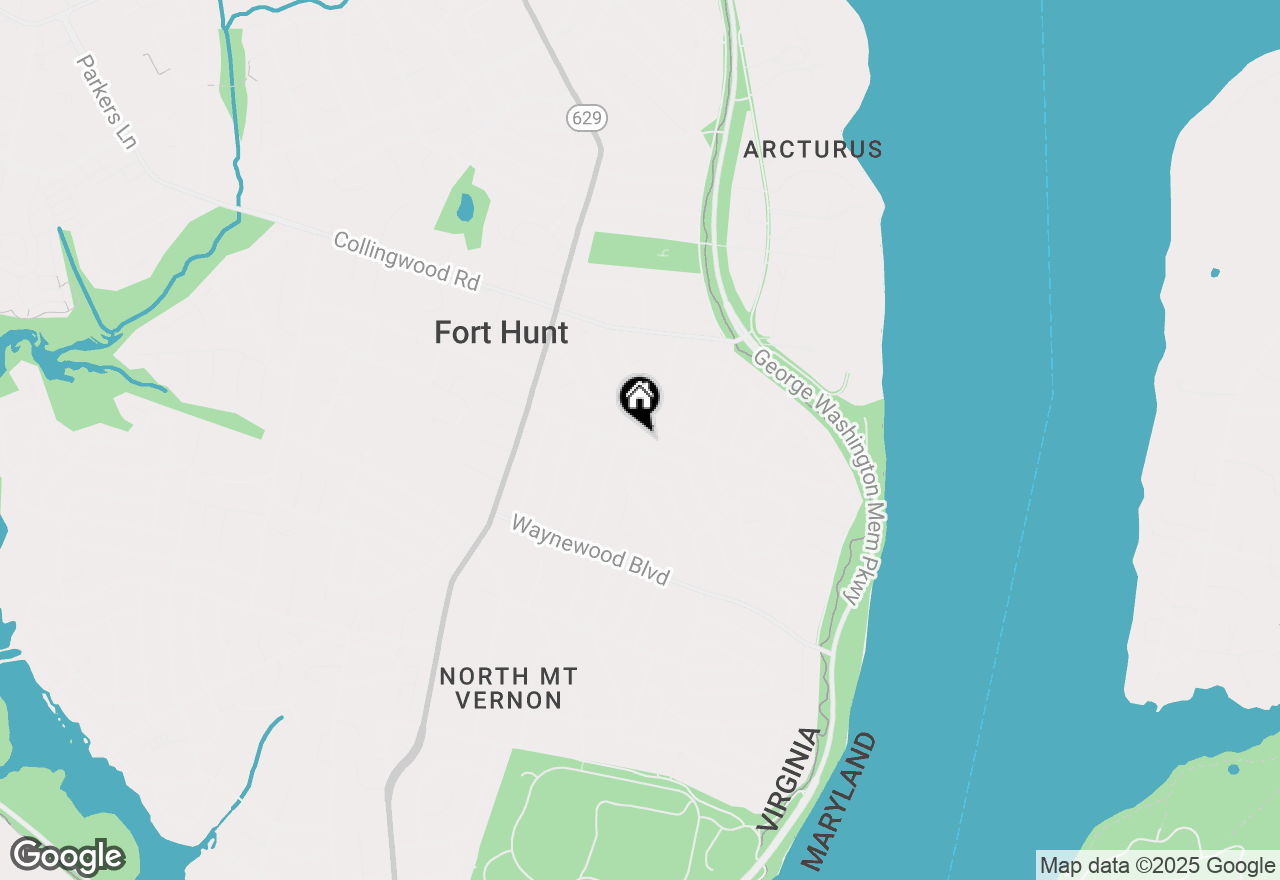 Map of 1114 Croton Drive, Alexandria, VA 22308