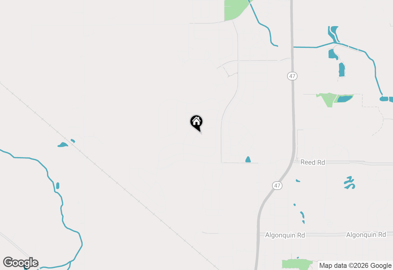 Map of 12316 Bartelt Lane, Huntley, IL 60142