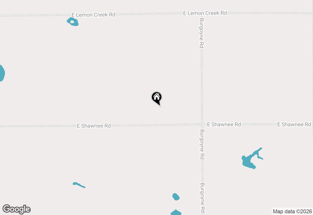 Map of 1351 E Shawnee Road, Berrien Springs, MI 49103