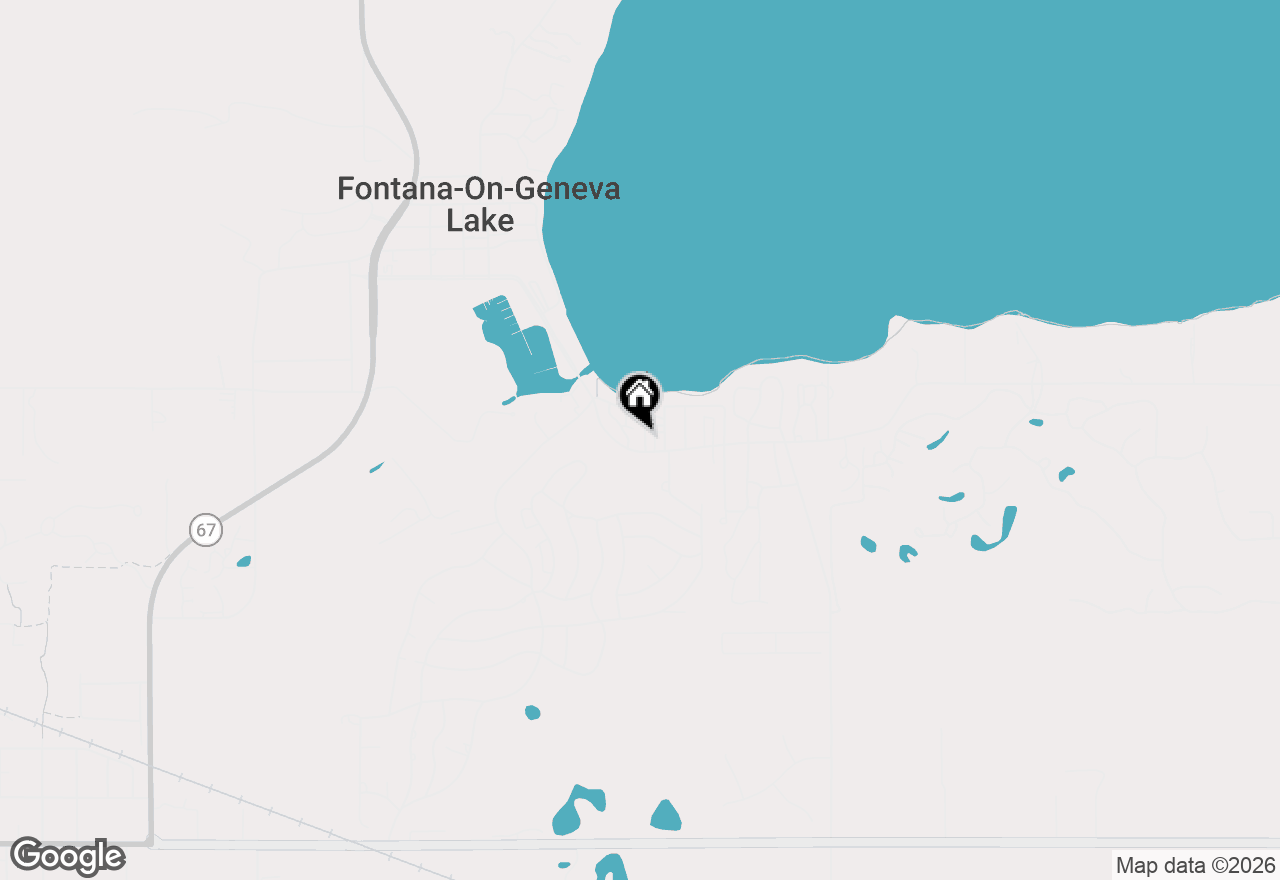 Map of 687 Myrtle Ave, Fontana, WI 53125