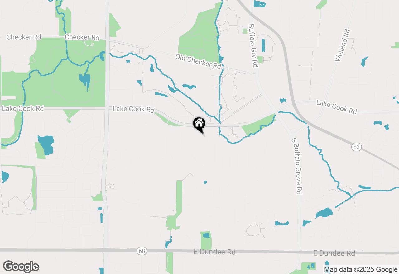 Map of 610 Maple Drive, Buffalo Grove, IL 60089