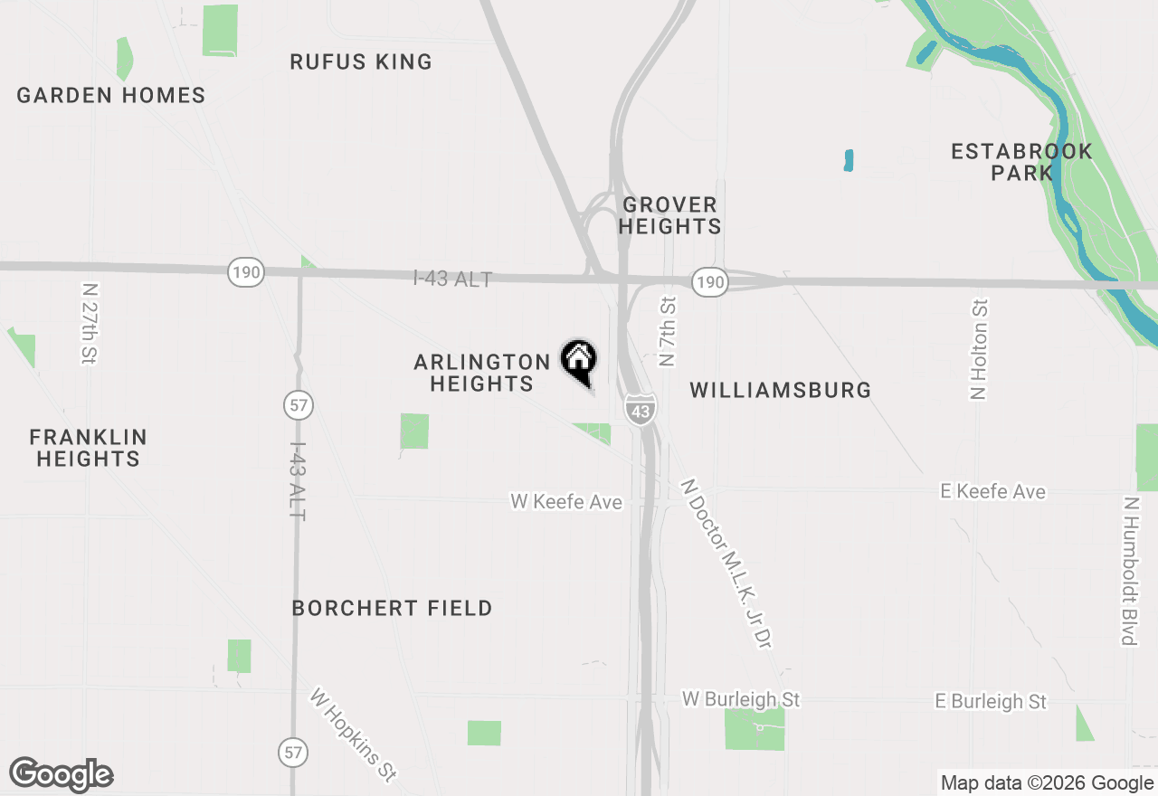 Map of 3737 N 10th St, Milwaukee, WI 53206