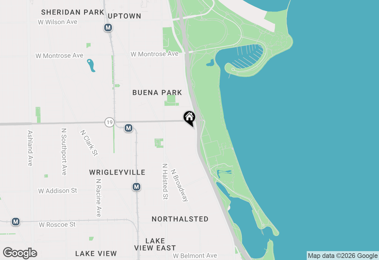 Map of 3920 N Lake Shore Drive #3S, Chicago, IL 60613