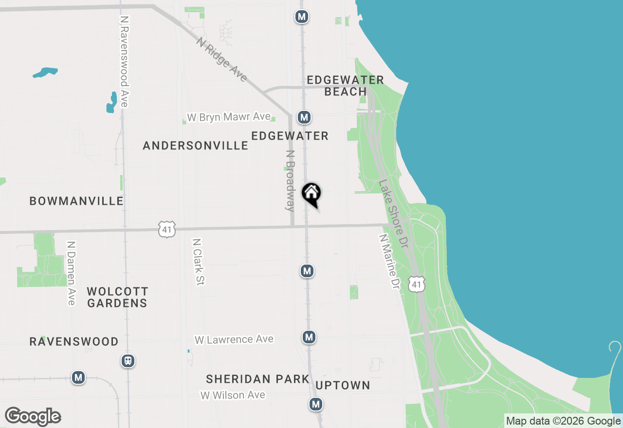 Map of 5224 N Winthrop Avenue #2C, Chicago, IL 60640