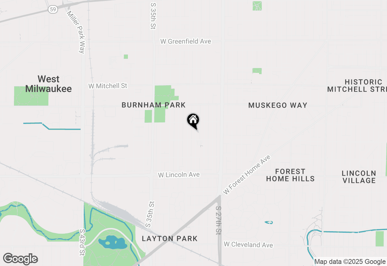 Map of 2051 S 30th St #2053, Milwaukee, WI 53215